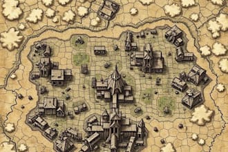 create your fantasy maps, battle map for dnd and ttrpgs