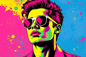make a beautiful wpap pop art portrait