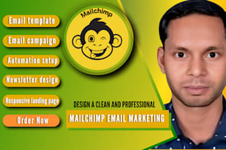 set up a mailchimp email marketing automation and newsletter