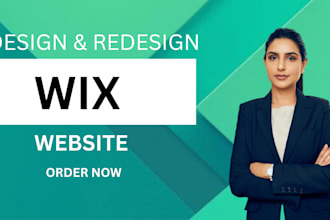 do wix website design, redesign wix website, wix online store
