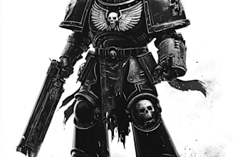 make any warhammer illustration of you