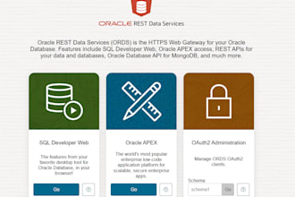 setup and install oracle apex and ords full configuration
