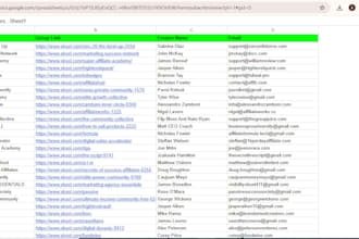 do fast data entry, lead generation