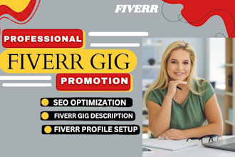 optimize your fiverr gig description profile and gig SEO