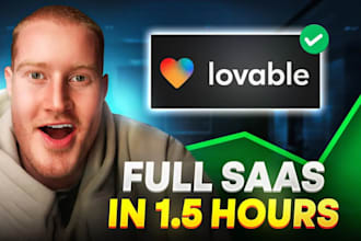be your lovable and full stack developer for ai saas websites and web apps
