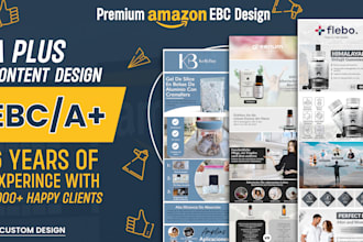design premium ebc a plus content for amazon
