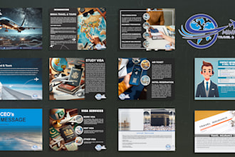 company profile business brochure , flyer and proposa