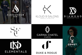 do modern, minimalist, luxury, clothing, fashion logo and any graphics design