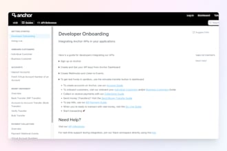 write comprehensive API documentation for you