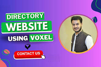 design any type of elegant voxel based directory website