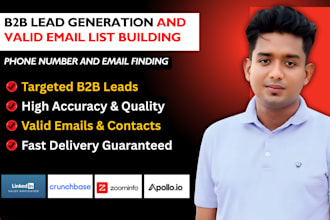 provide b2b lead generation and prospect list building