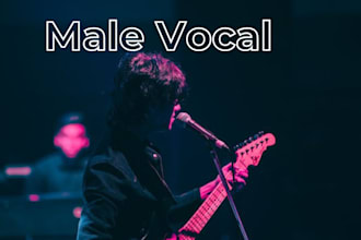 be your professional male singer, songwriter, and music producer for your song