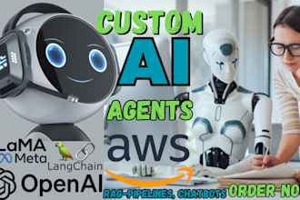 build custom ai agents, ai chatbots, rag llms, langchain for your business