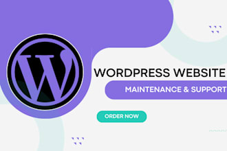 do wordpress website maintenance and support