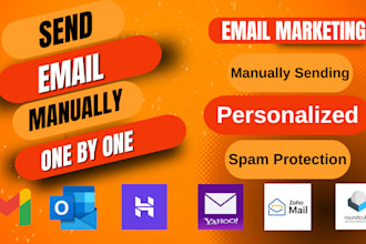 send 500 emails manually one by one