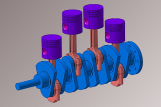 create mechanical 3d model 3d cad modelling cad design in solidworks, fusion 360