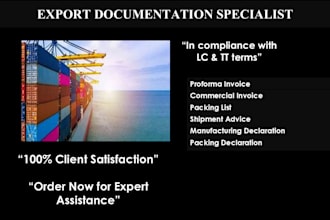 do export shipping documents