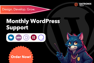 provide premium wordpress maintenance and tech assistance