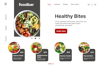 do awesome figma website ui UX design, figma website design, figma design
