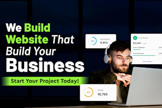 develop a custom business website development solution to enhance your presence