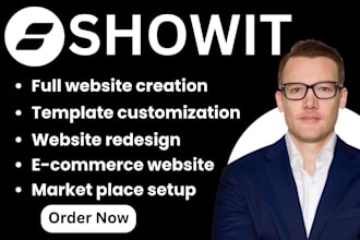 design showit website and redesign showit template
