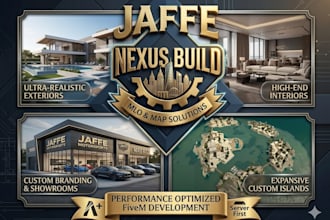 design professional fivem interiors, mlos and custom maps