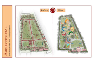 design architectural site plan, masterplan, landscape design