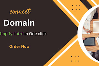 connect your domain from any website to shopify