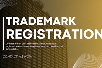 perform trademark search, patent search and trademark registration USA