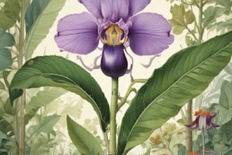 paint water color botanical illustrations