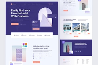 design hotel booking website hotel rental website airbnb website travel website