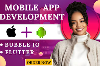 build mobile app ios app website webapp with bubble io flutter bubble saas