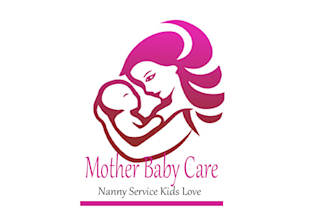 make custom lovely mother baby care nanny service kids love logo