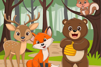 create character, cute, animal, food and cartoon