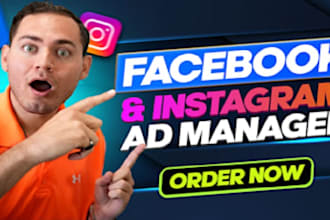 be your shopify facebook ads campaign manager or instagram ads for ecommerce
