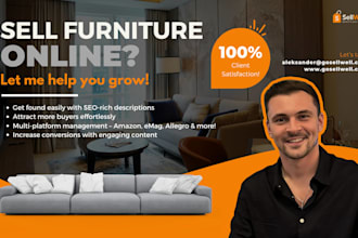 give expert marketplace services on furniture sales