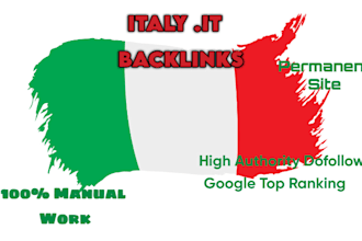 do 20  italian high authority links focused on italy SEO backlinks