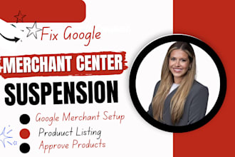 setup and fix google merchant center suspension and fixed gmc misrepresentation