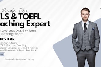 tutor oral english for ietls and toefl prepartion