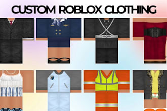 design high quality roblox fashion, customized roblox clothing for your roblox