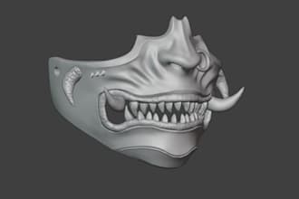 make amazing 3d mask and characters etc