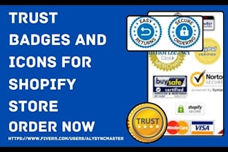 setup trust badges and icons seoant conversion bear vitals avada shopify store