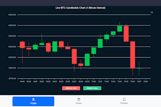 provide a live crypto trading platform for learning and practice
