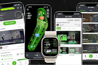develop golf app, golf fantasy app, tennis app, sport app, golf scoring app