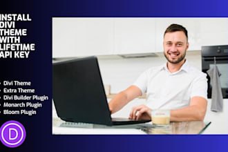install divi theme with lifetime updates in 12 hours