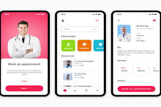 telemedicine app, healthcare app, doctor appointment booking app, ai medical app