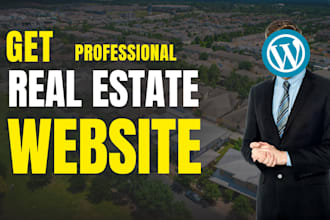 real estate website design with idx mls integration, wordpress expert