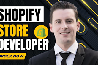 setup shopify ecommerce website development or build shopify store design