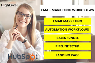setup automation workflows hubspot crm gohighlevel email marketing listkit mail