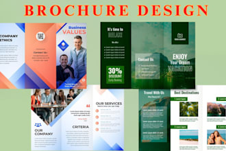 design professional brochure, business flyers, power point slides, proposals